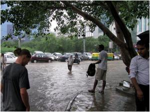 Delhi in Monsun... everything flows!